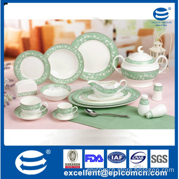 2015 new bone china tablewares 86pcs dinnerware sets french style dinner set tableware fine china dinner sets
